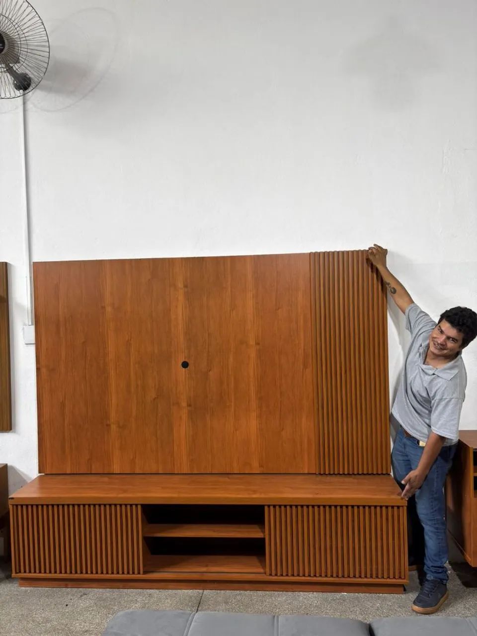 Rack com painel peça nova pronta entrega @dicasabh