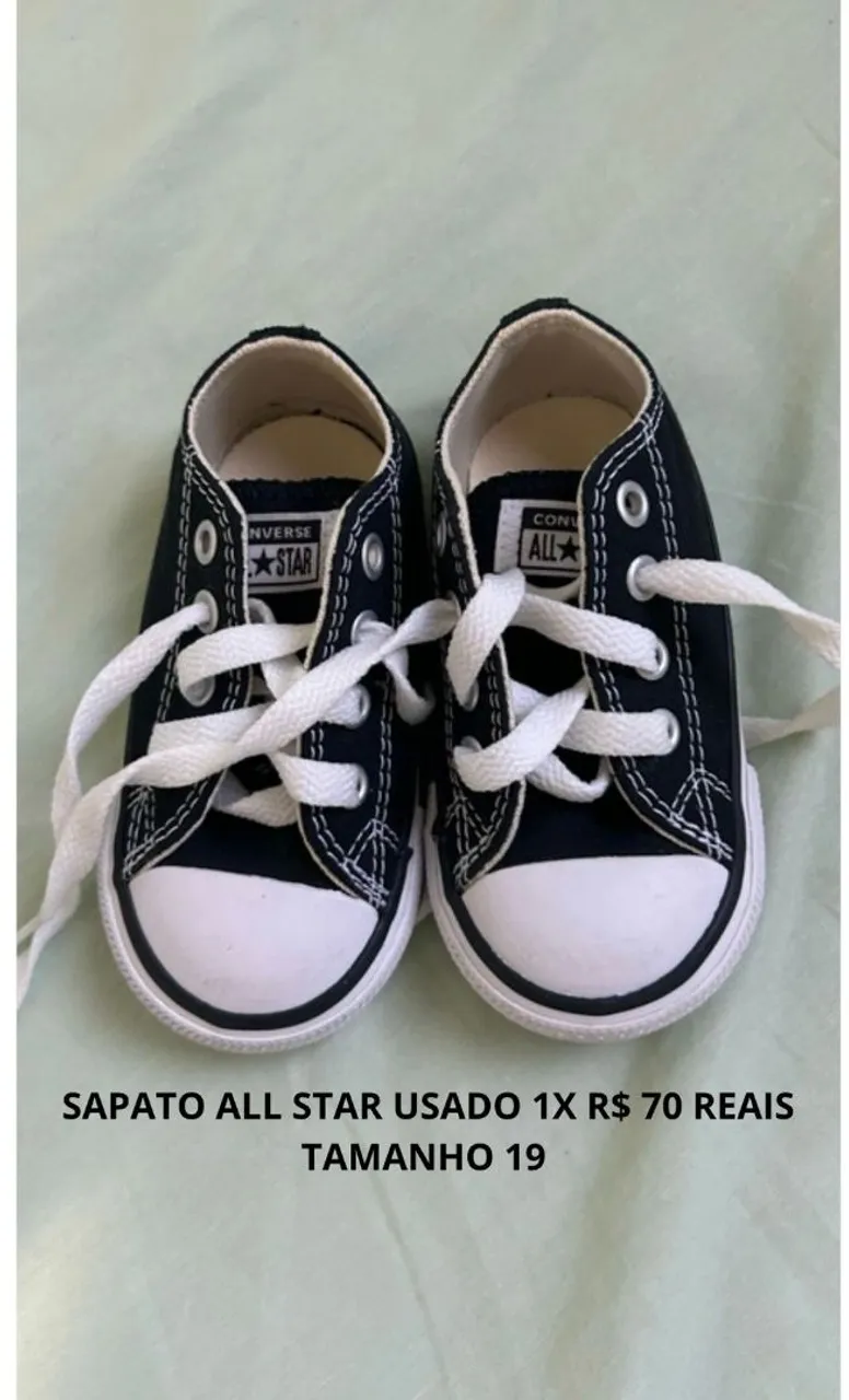 Tênis Converse All Star Bebê - Tamanho 19
