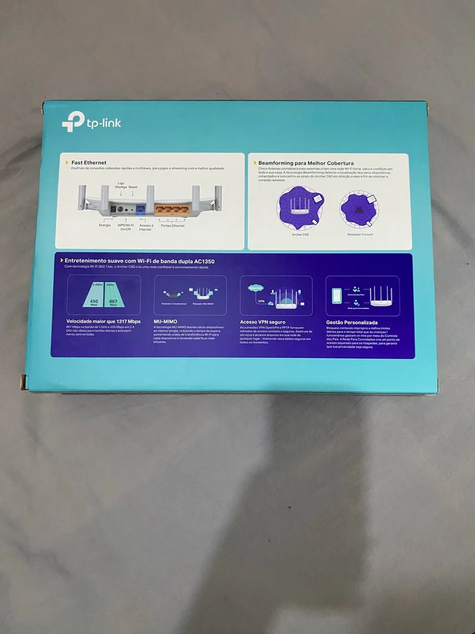 Roteador TP Link C60 - AC1350 - Foto 3