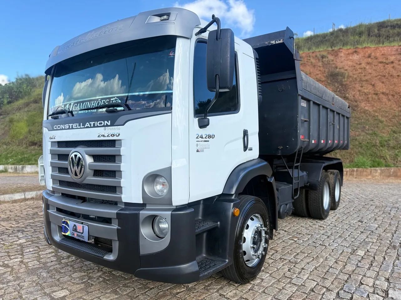 Caminhão VW Constellation 24.280 6x2 Caçamba - Foto 3