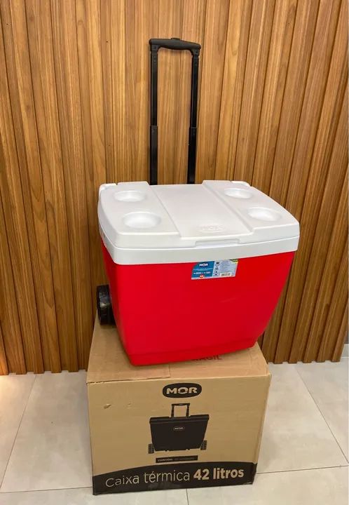 Caixa Térmica 42 Litros com Rodas - Mor - Foto 3