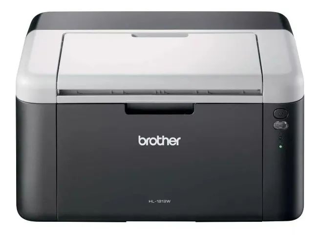 Impresora Láser Brother Hl-1 1212w preto/branco 220V com Transformador
