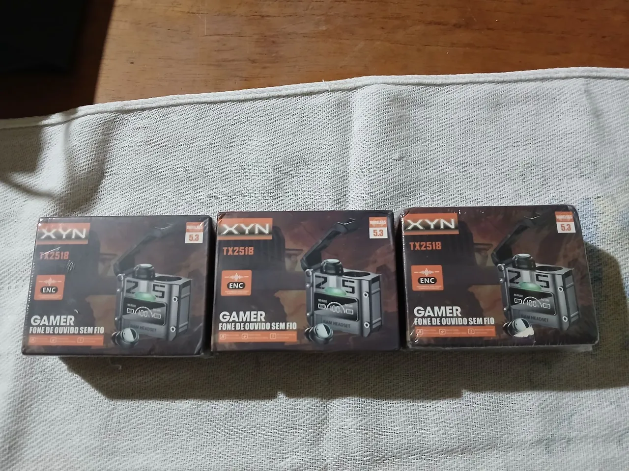 Fone de Ouvido Gamer XYN TX2518 - Sem Fio, Bluetooth 5.3, Cancelamento de Ruído
