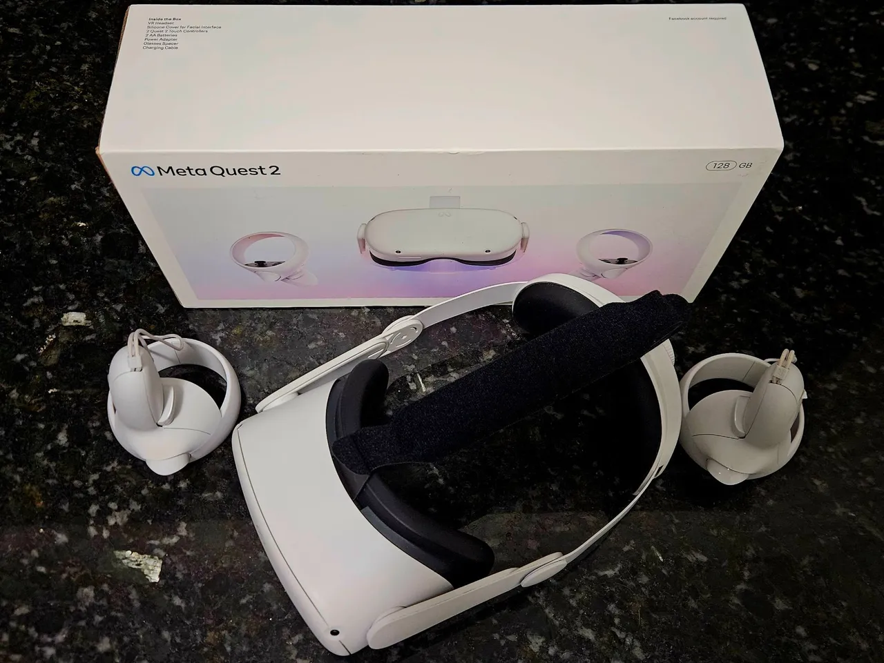 Meta Quest 2 128GB c/ Elite Strap - Realidade Virtual VR