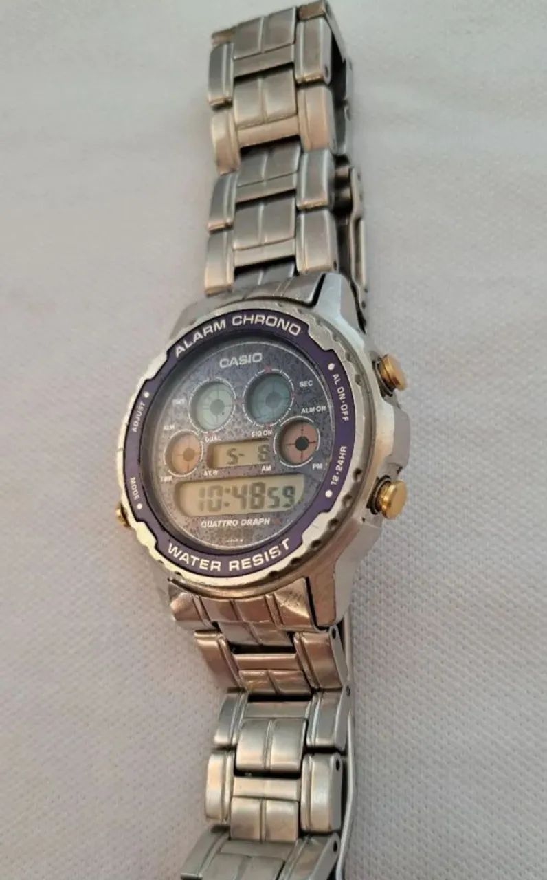 Relógio Casio Alarm Chrono Quatro Graph - Foto 3