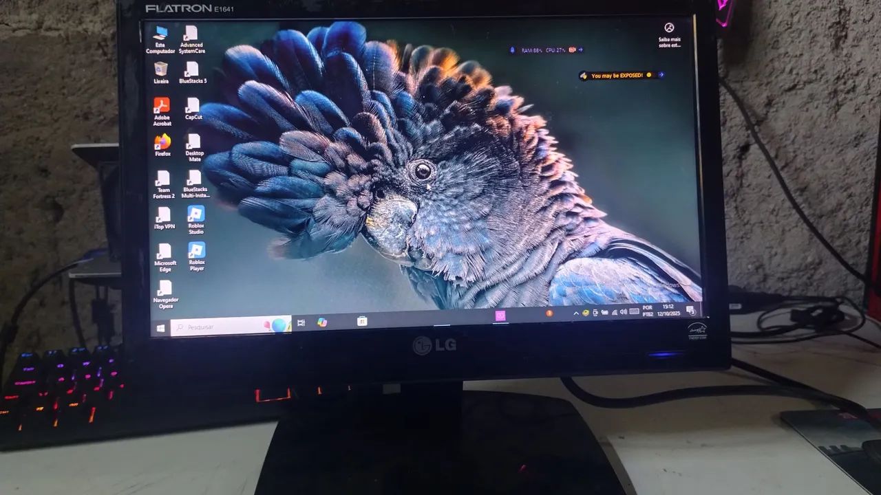  Monitor LG Flatron E1641 - 16? LED HD