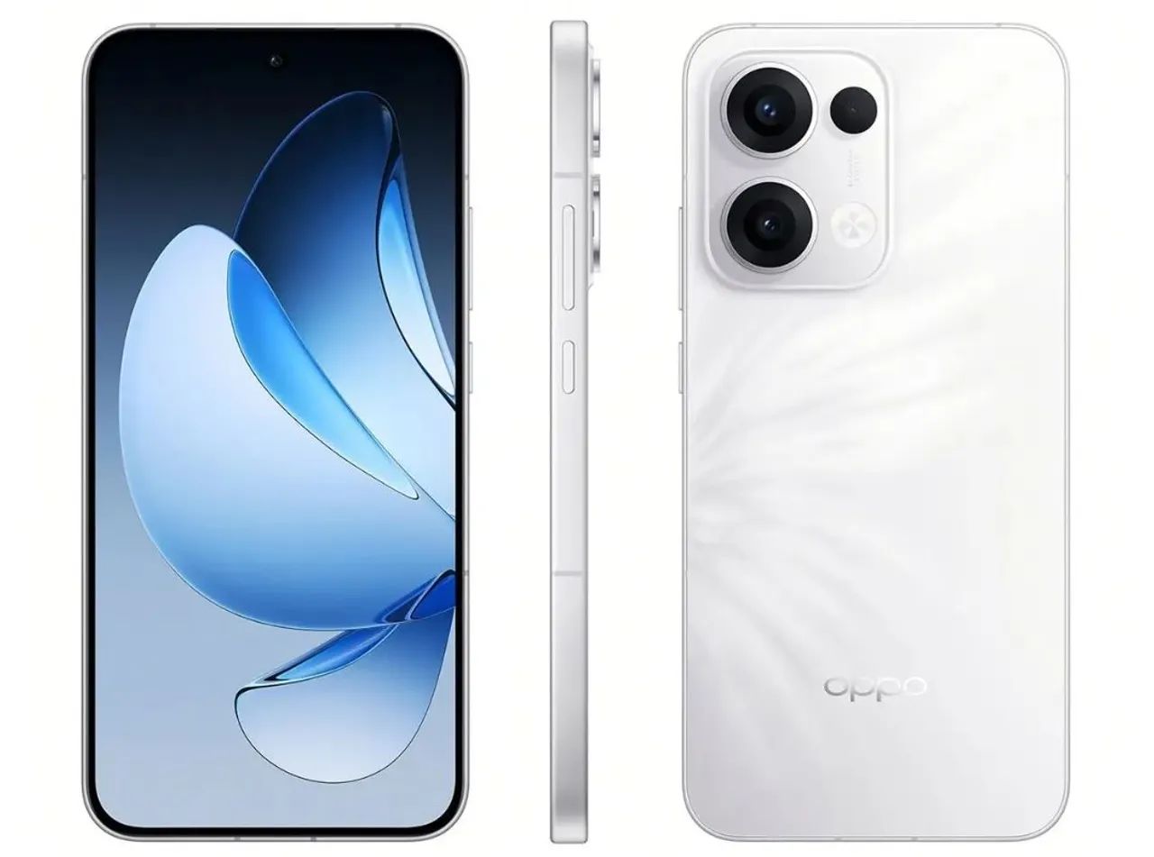 Smartphone OPPO Reno13 512GB Branco 5G 12GB RAM 6,67