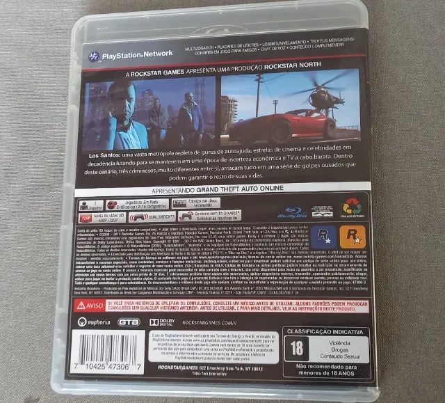 Jogo Grand Theft auto five PS3 - Foto 2
