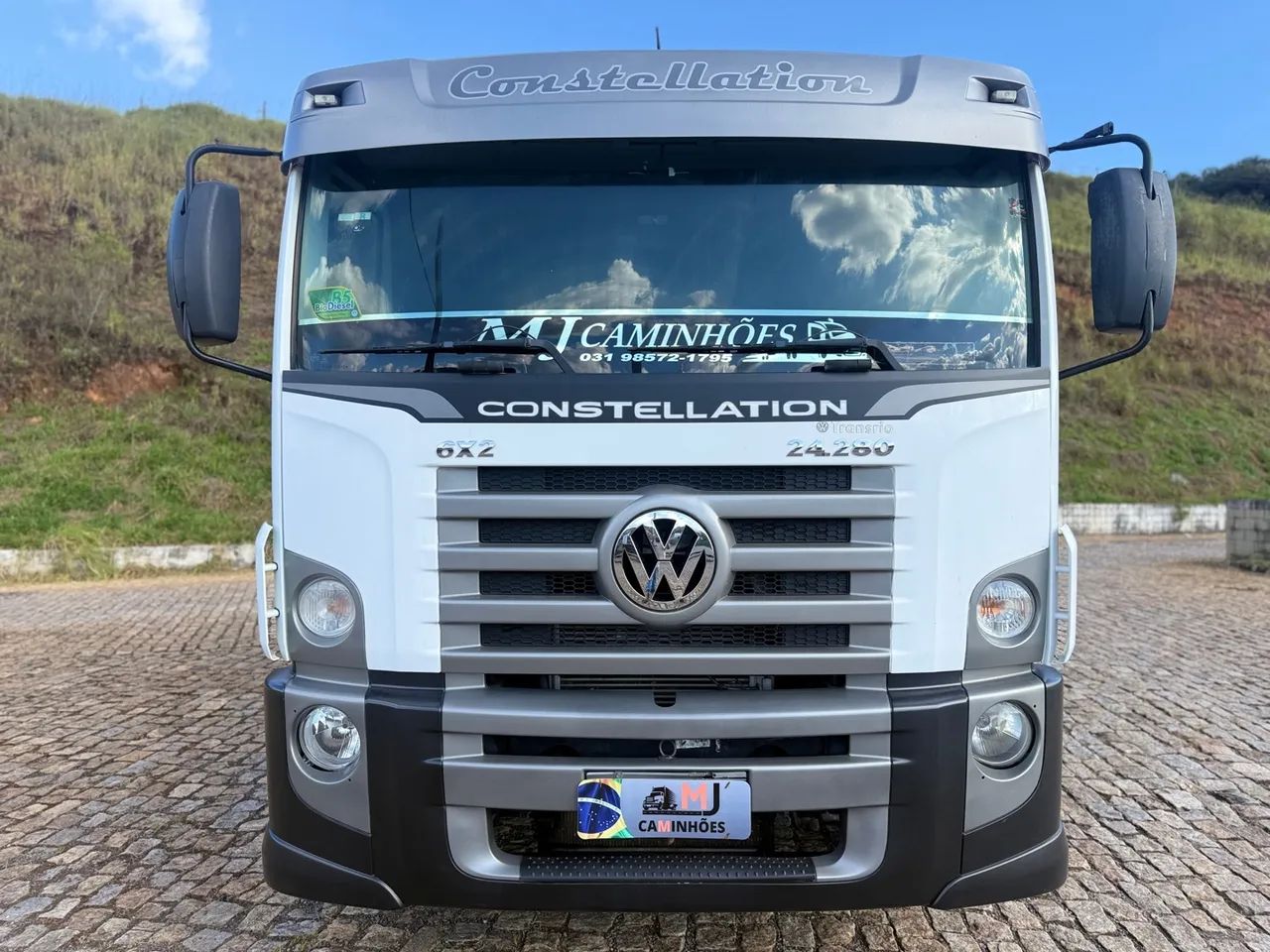 Caminhão VW Constellation 24.280 6x2 Caçamba - Foto 2