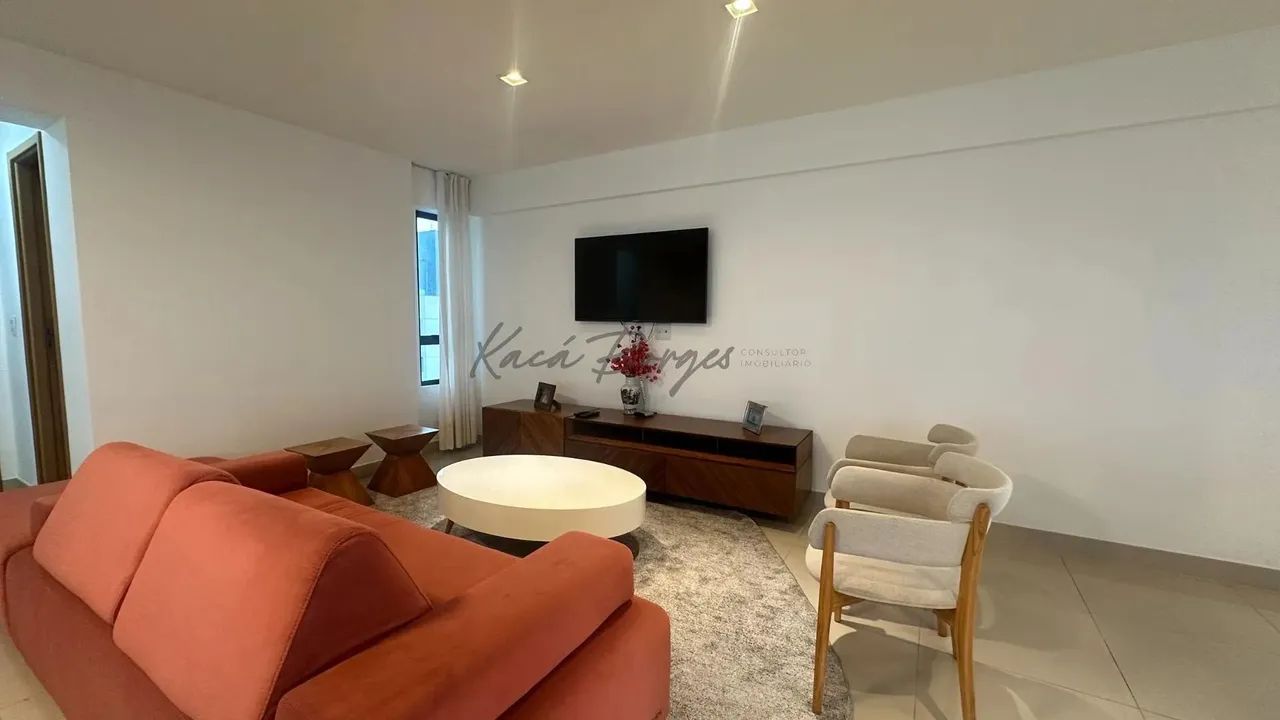 Apartamento frente mar em Areia Preta, 4 Suítes, mobiliado - Foto 2