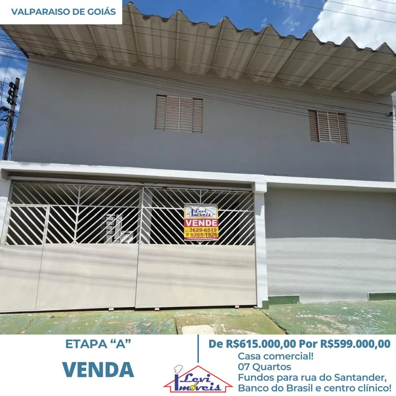 Oportunidade Imperdível - Casa Comercial à Venda no Valparaíso de Goiás!