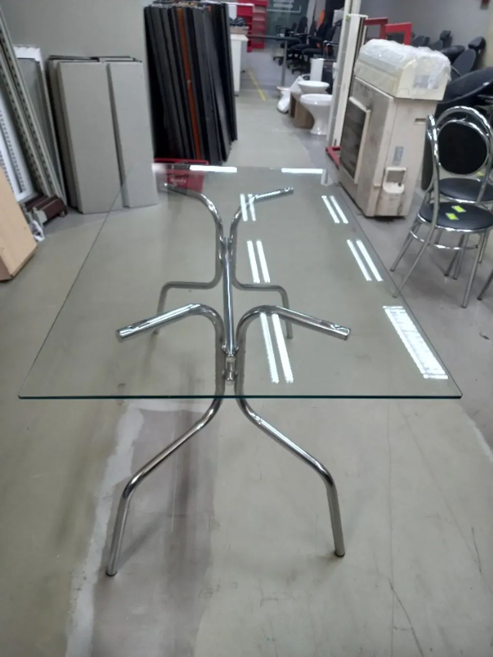 Mesa Vidro Retangular + 4 cadeiras  - Foto 4