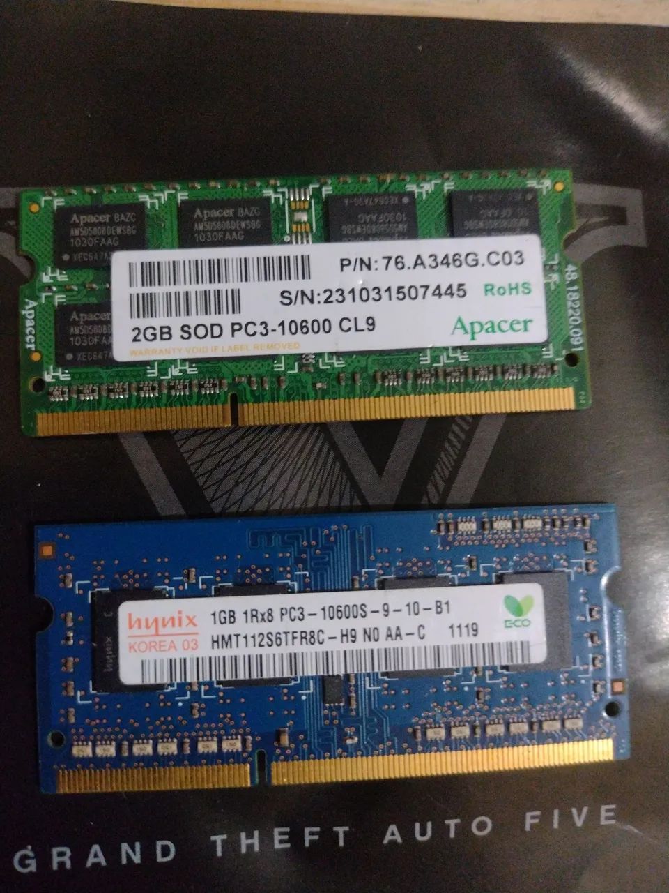 2 notebook memories 1gb and 2gb64374419291521120