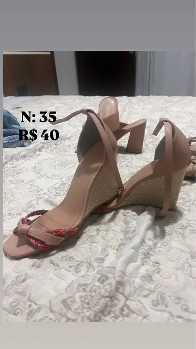 Sandália plataforma feminina