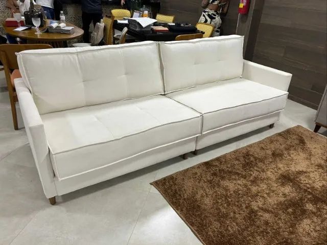 Sofá Elegance Premium 2,00 m Linho Novo varios modelos - Foto 3