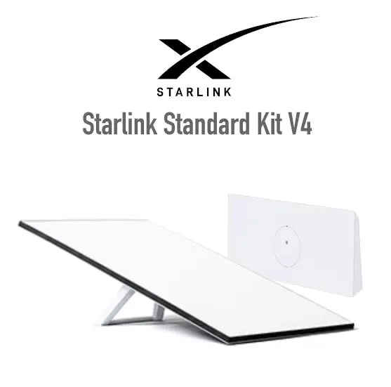 Starlink Standard Kit V4 Com Roteador