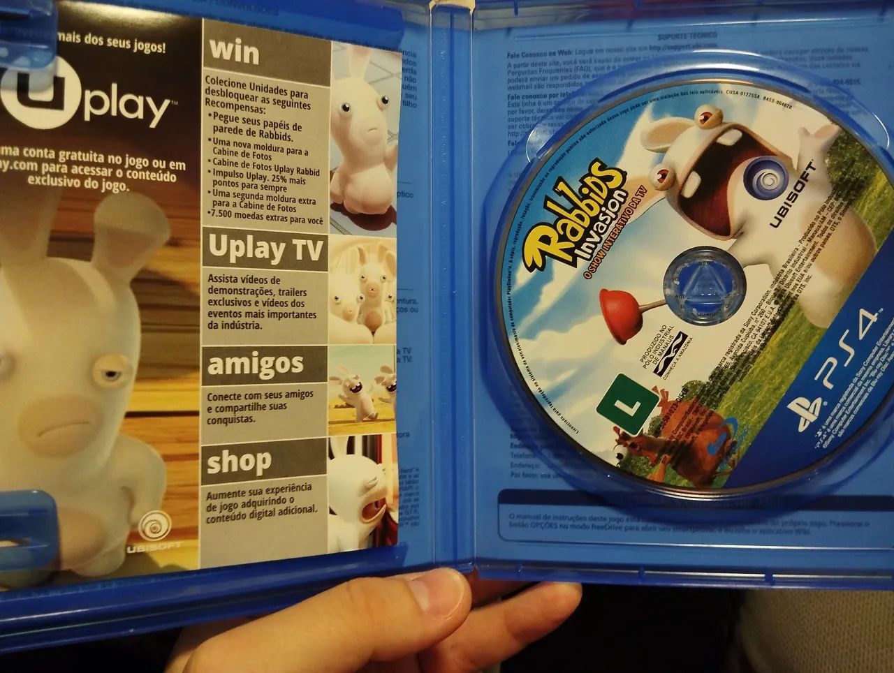 Jogo Rabbids Invasion PS4 (Jogo Interativo) - Jogos de Vídeo Game ...