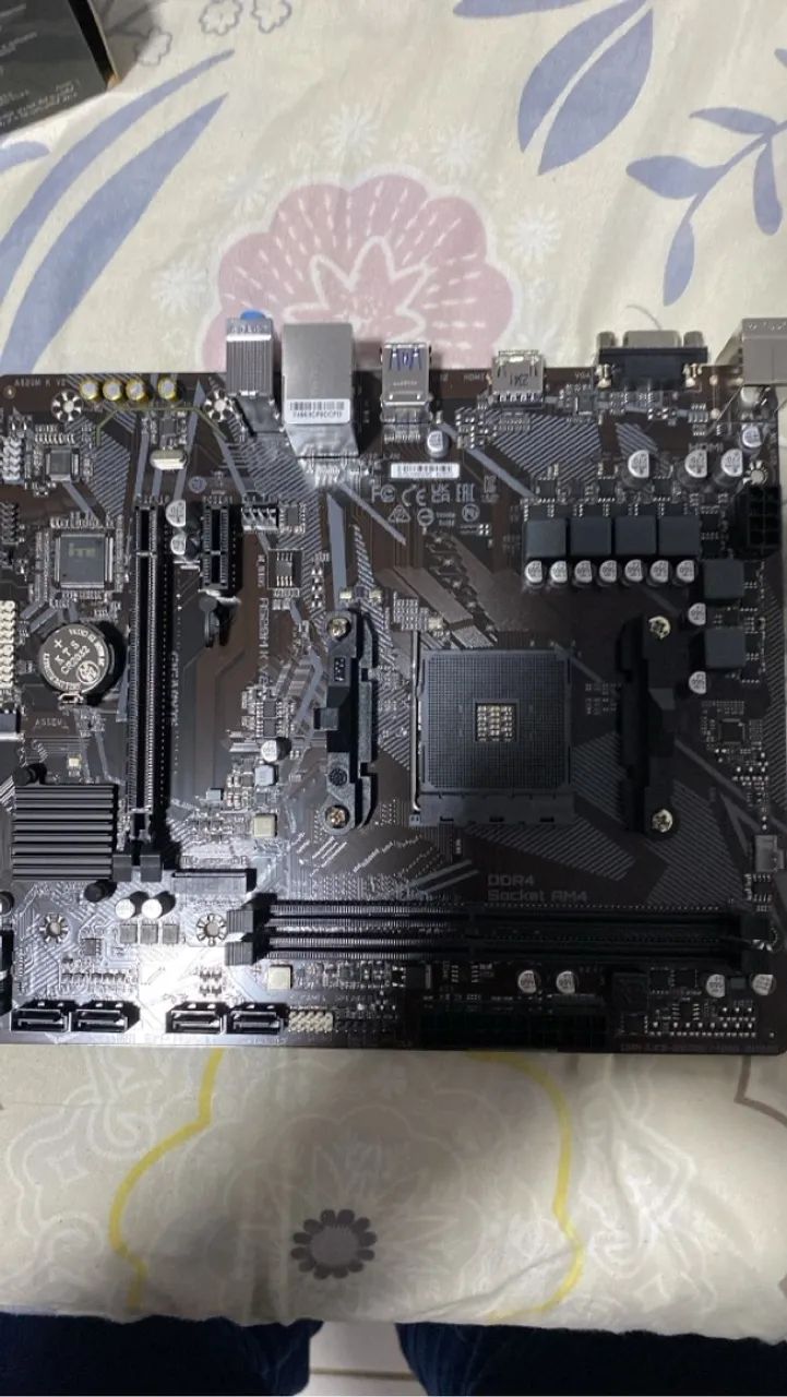 placa mae a520m kv2 com garantia nunca usada - Foto 3