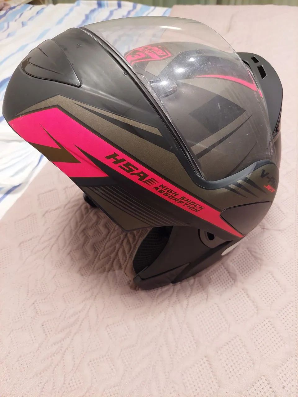 CAPACETE PRO TORK V-pro Jet 3 tamanho 62 escamoteável - Foto 2
