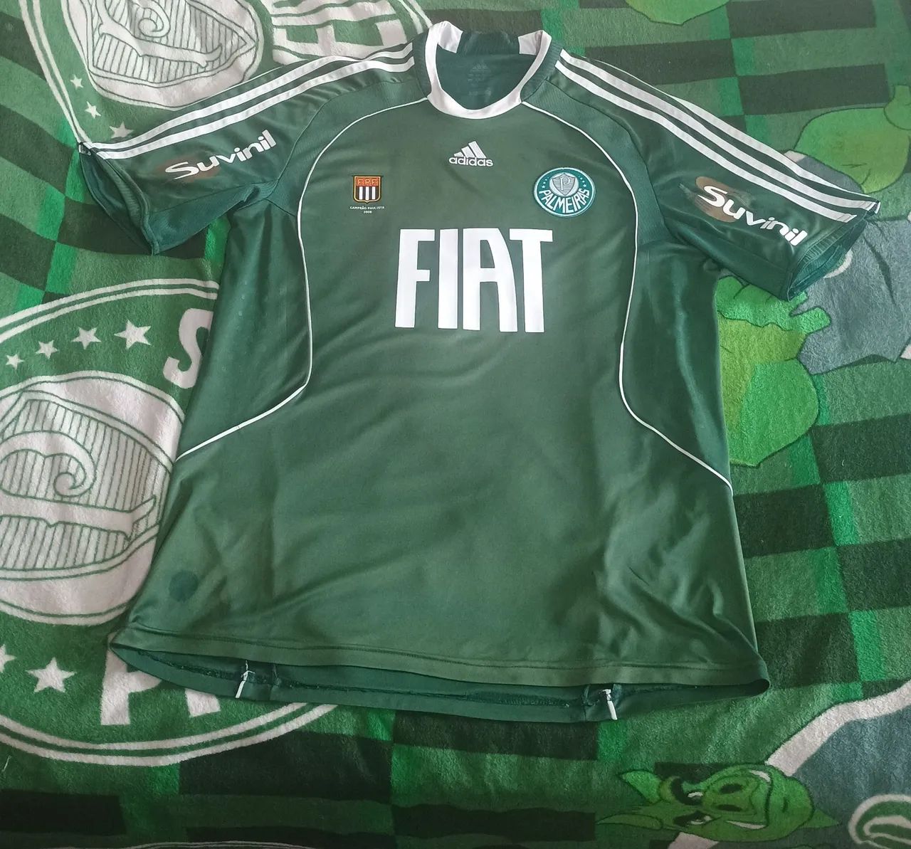Camisa Palmeiras Adidas Suvinil Fiat - Tamanho G