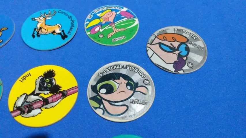 Lote de tazos antigos Ping pong e outros - Foto 4