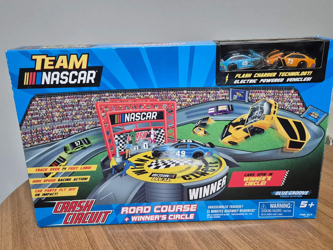 Pista de corrida Team NASCAR Crash Circuit