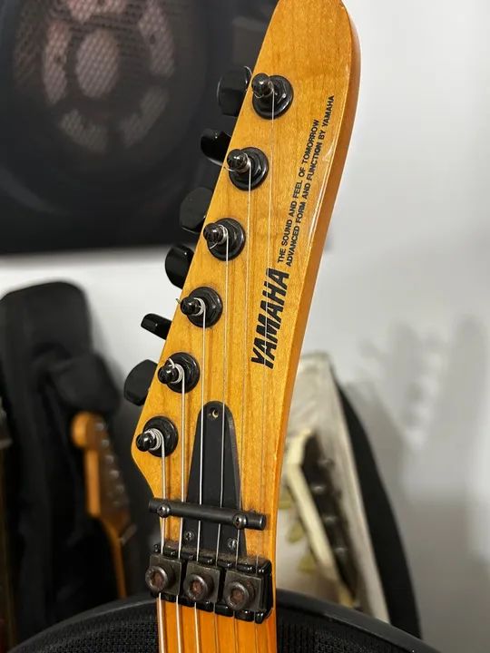 Guitarra Elétrica 1989 Yamaha Japan MG-M2G Neon Special Edition - Foto 4