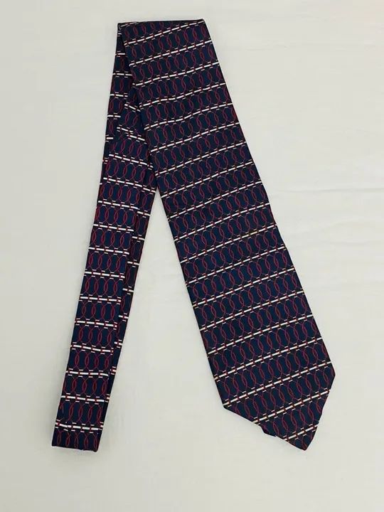 gravata peterborough azul estampada bom estado - Foto 4