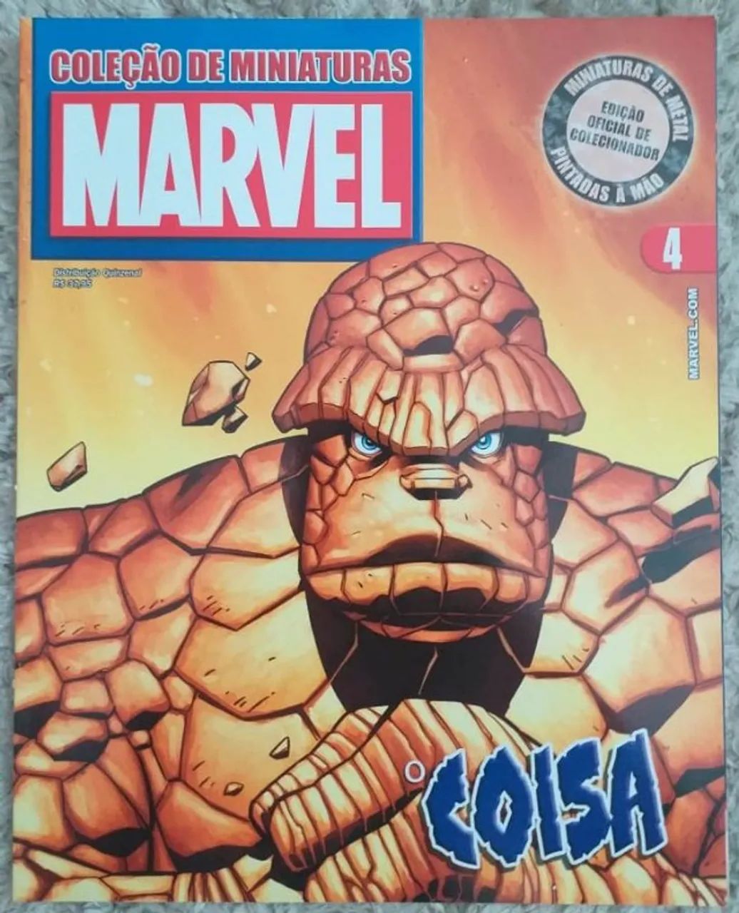 Coisa - Coleção de Miniaturas Marvel Eaglemoss n. 04 - Foto 6