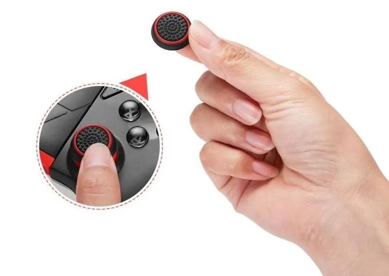 Grips para controles (Par) Capa para botão do controle - Foto 4