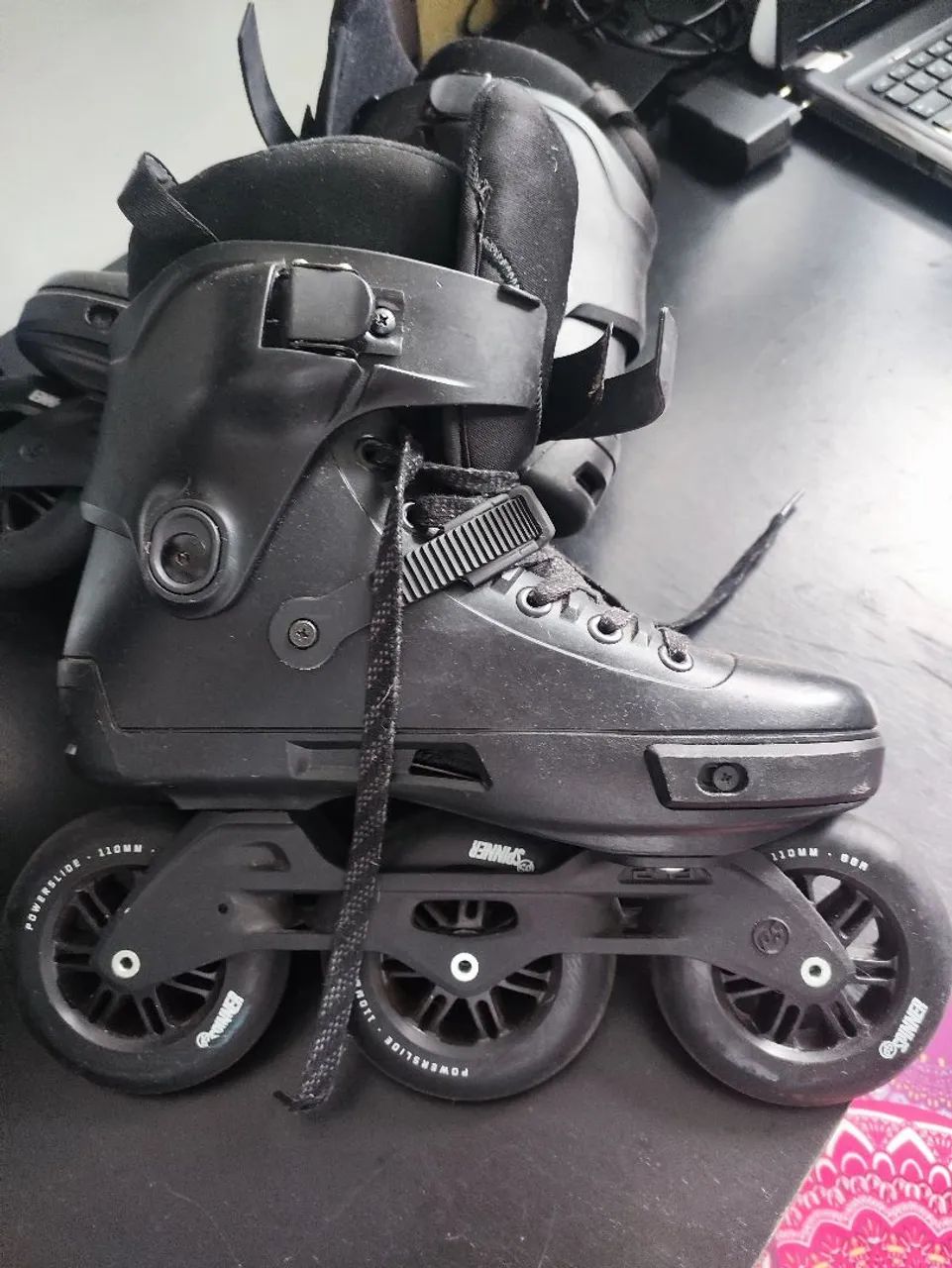 Patins Powerslide Next Core Black 110 - 40 a 42. - Foto 2