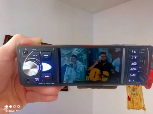 Rádio Multimídia Mp5 4.1 polegadas 1din novo - Foto 4