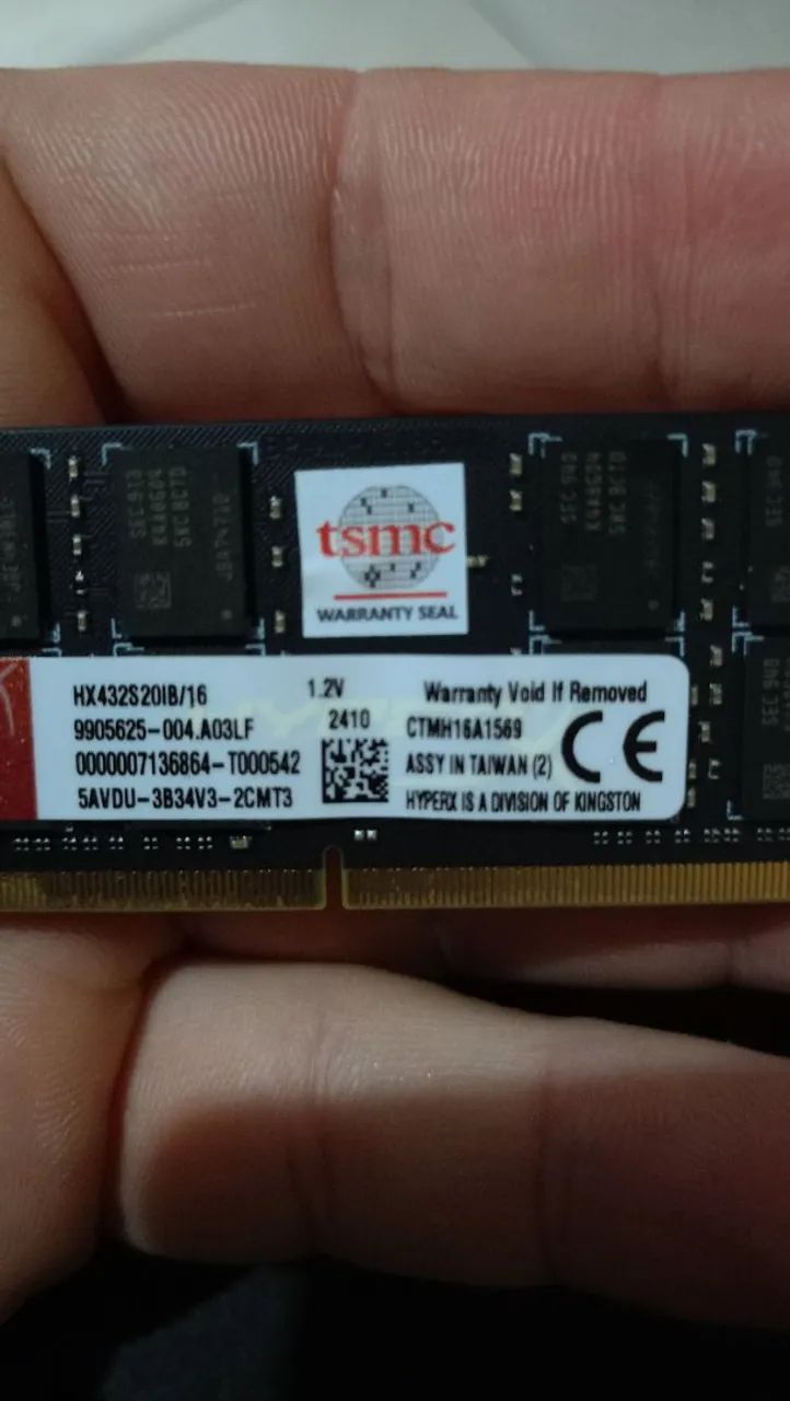 16 Gigas ddr4 Hyperx notebook  - Foto 2