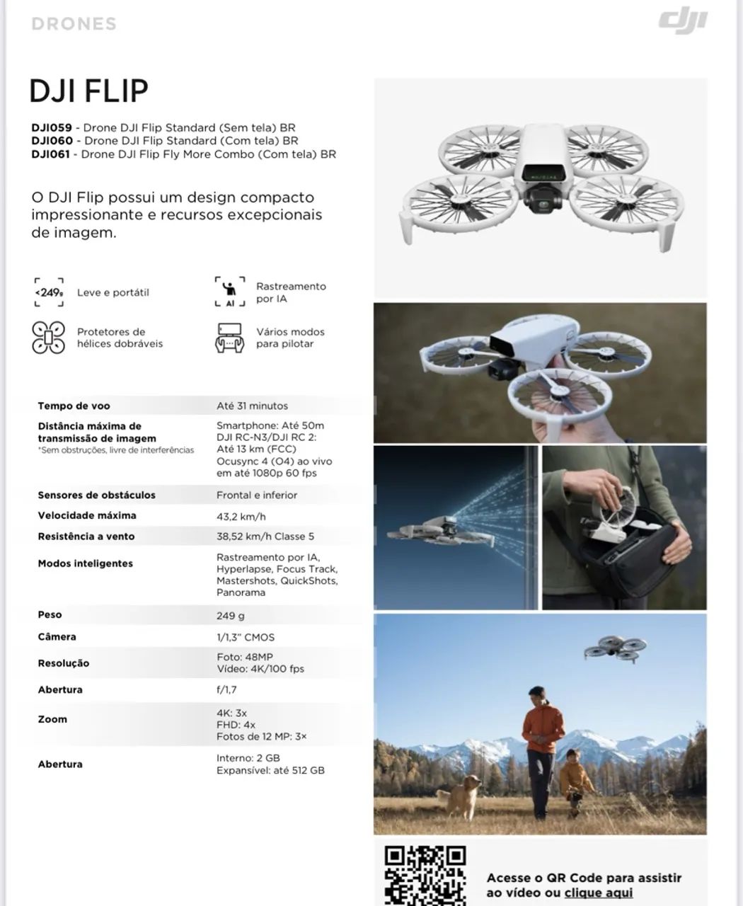 Drone dji flip combo rc2 ( lacrado ) - Foto 4