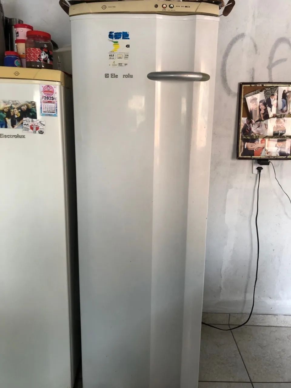 Freezer vertical Electrolux 