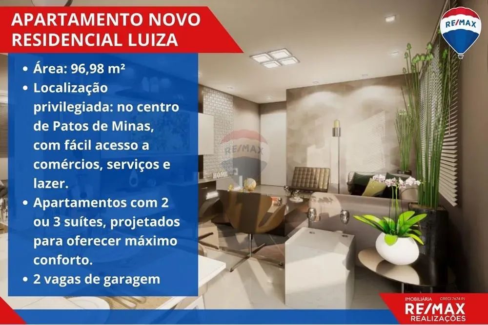 Apartamentos a venda no bairro Centro em Patos de Minas
