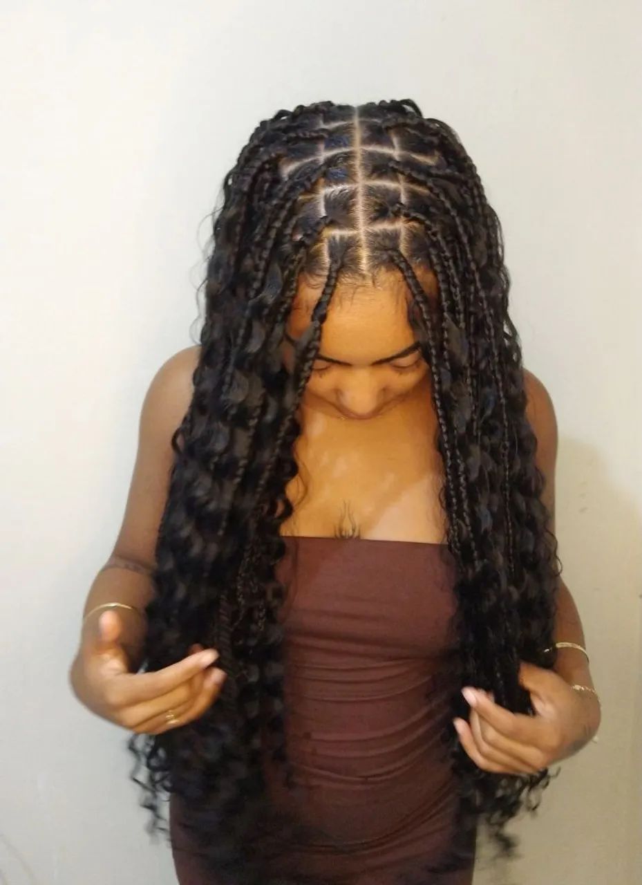 Tranças Box Braids, trancista 