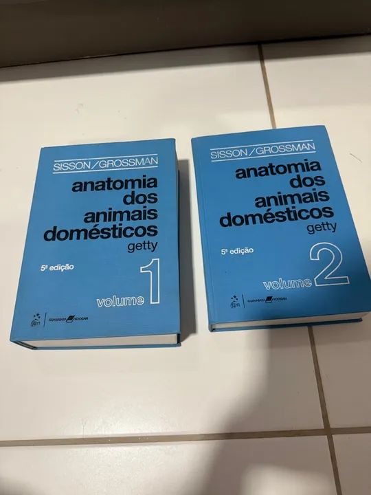 Anatomia dos Animais Domésticos Sisson & Grossman - 5ª Edição - Volumes 1 e 2