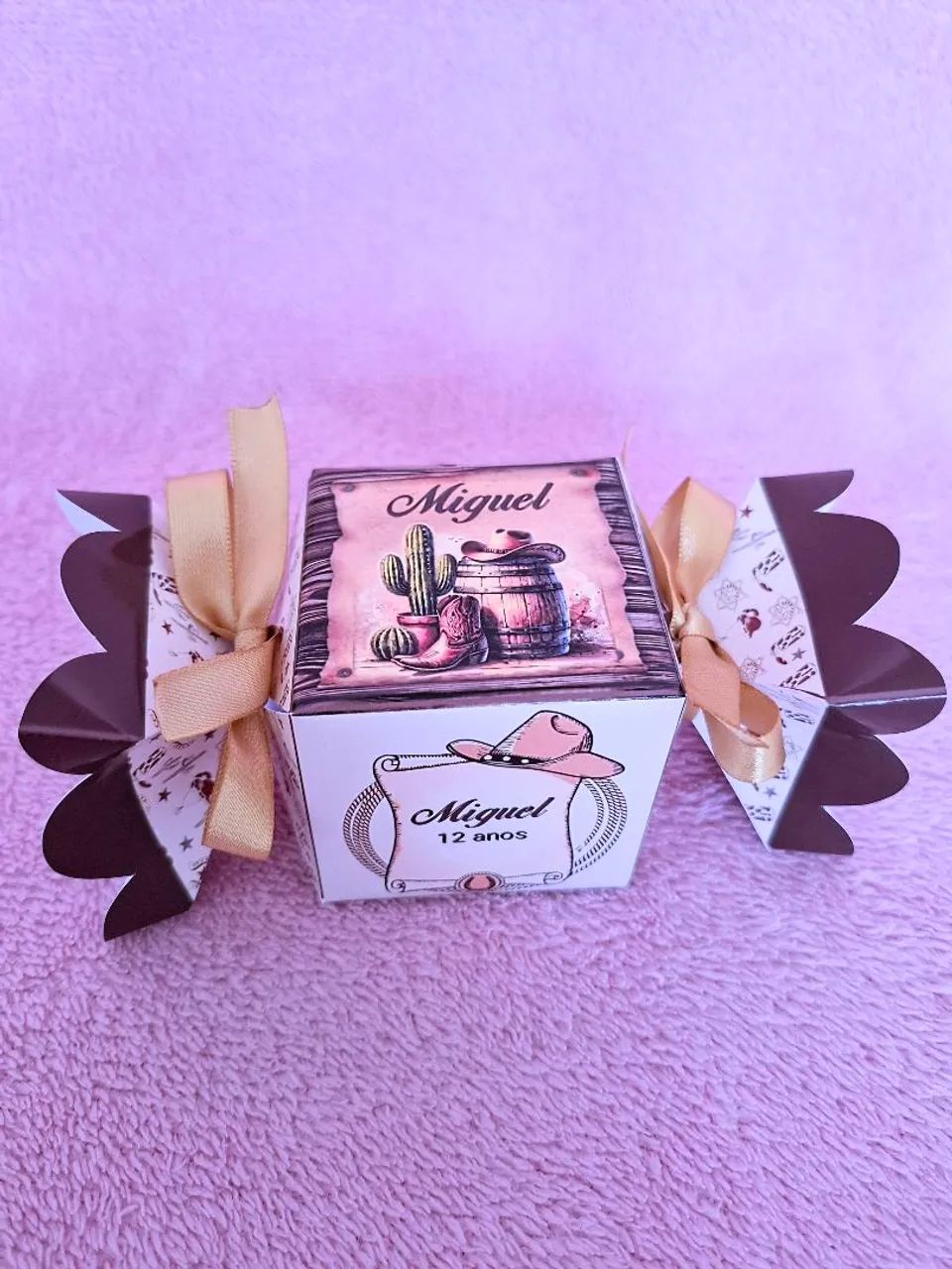 Festa Country caixinhas personalizadas pra lembrancinha  - Foto 4