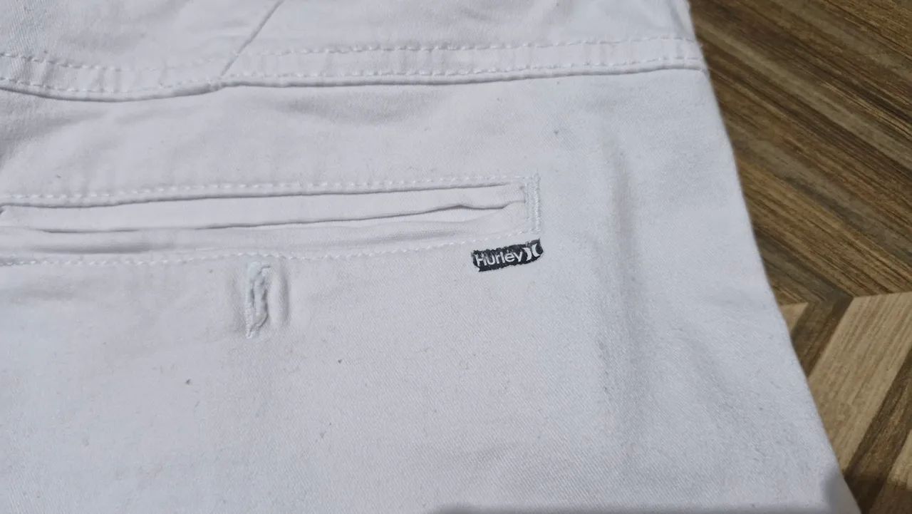 Bermuda Hurley Branco strech 40 - Foto 4