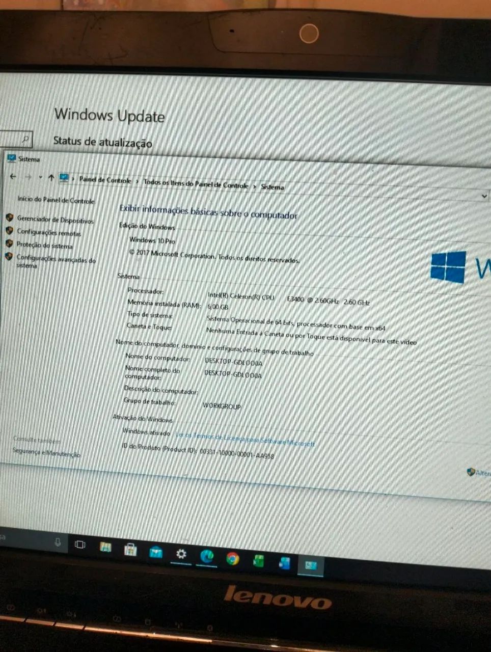 ALL in one Lenovo/6 ram/22 polegadas/windows 10 - Foto 3