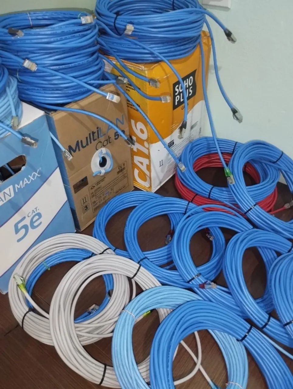 Cabo de internet CAT6 e CAT5e 100% - público profissional que exige o máximo da internet - Foto 2