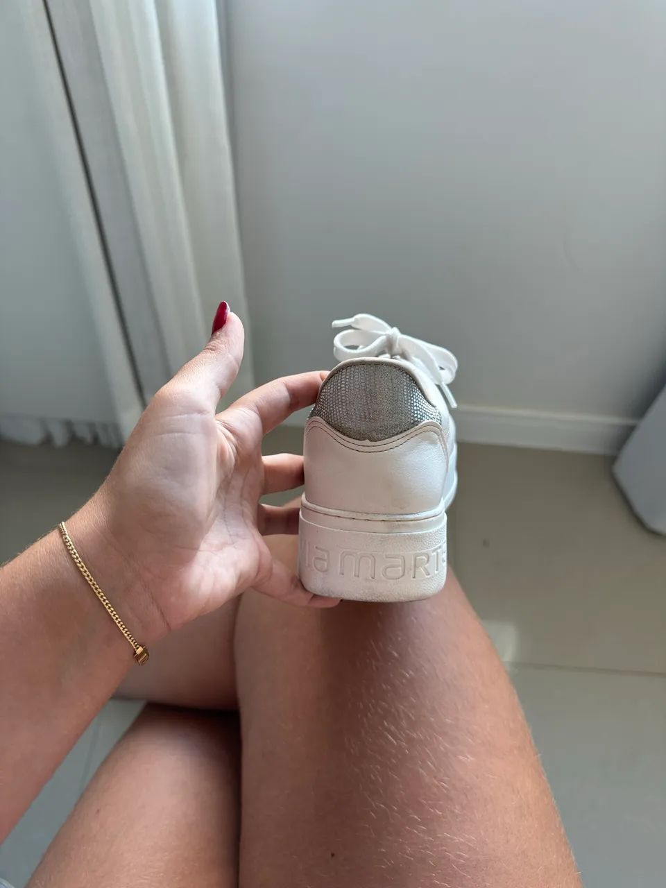 tênis branco casual - Foto 2