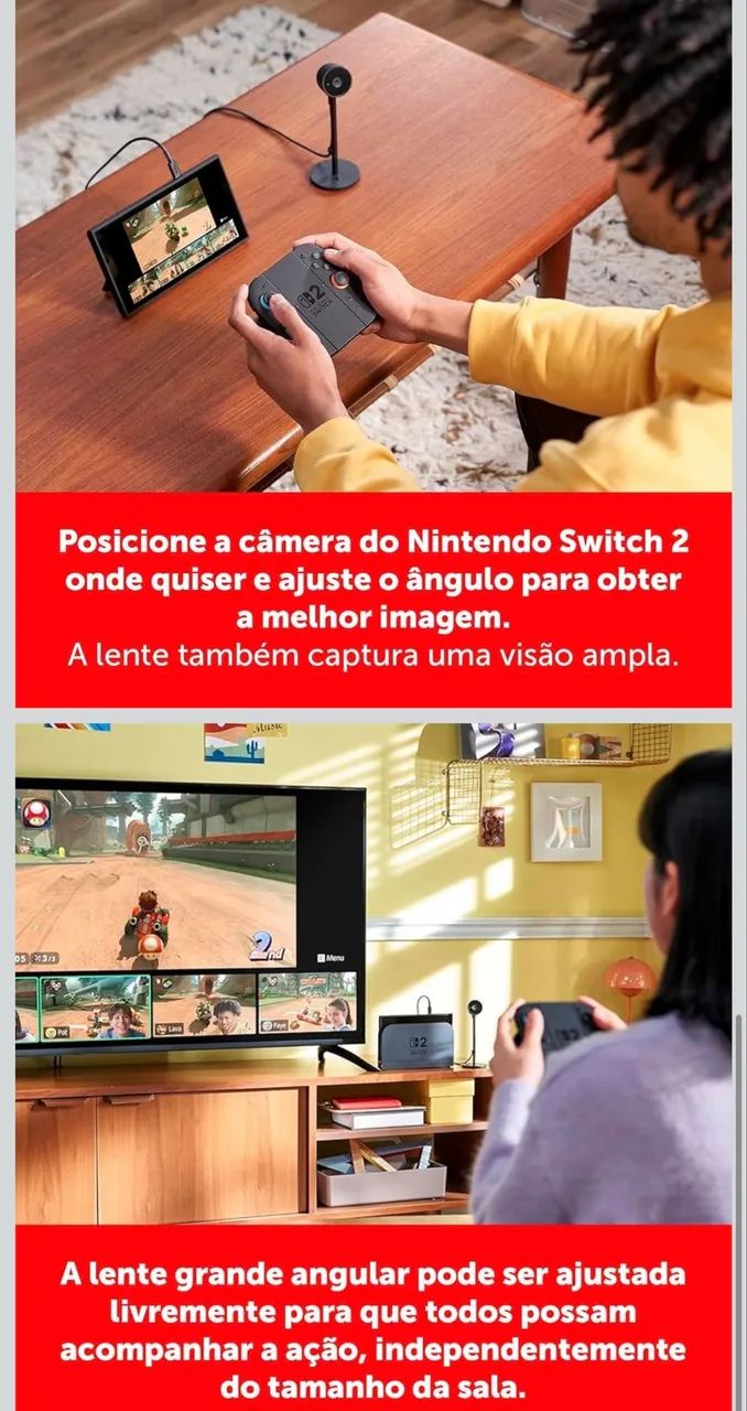 Câmera Nintendo Switch 2 - Foto 4