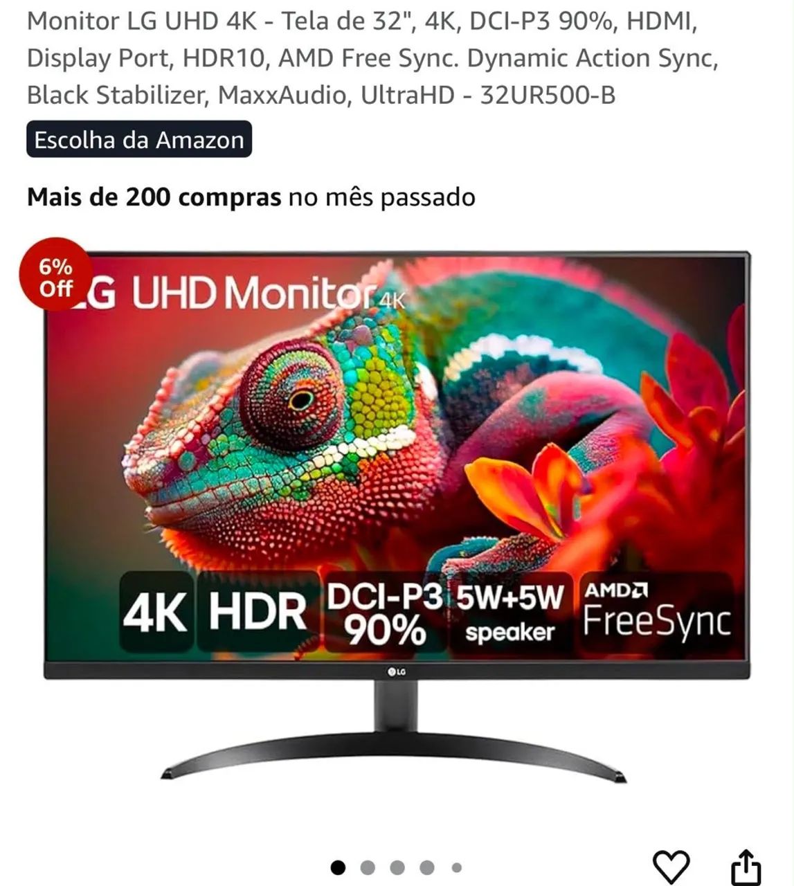 MONITOR 32 LG 4K - Foto 5