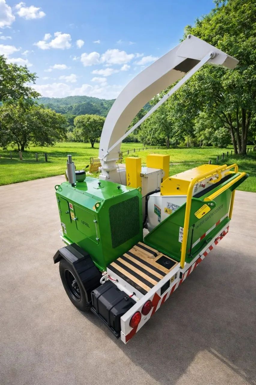Triturador de Galhos Lippel PDU 260D Diesel 60HP - 13h - Estado de Novo - Foto 5