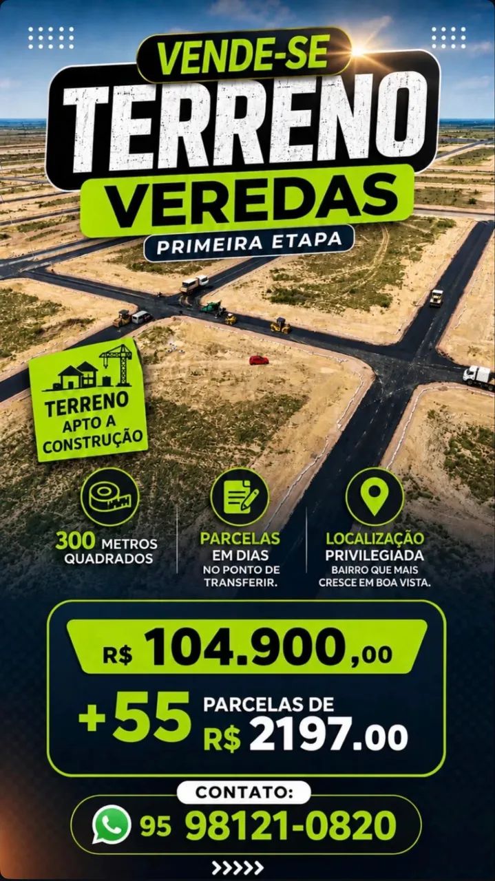 Terreno 1? etapa no Veredas 