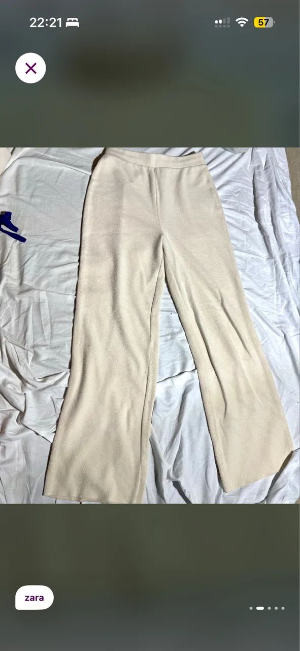 conjunto zara soft touch (calça + gola alta) - Foto 2