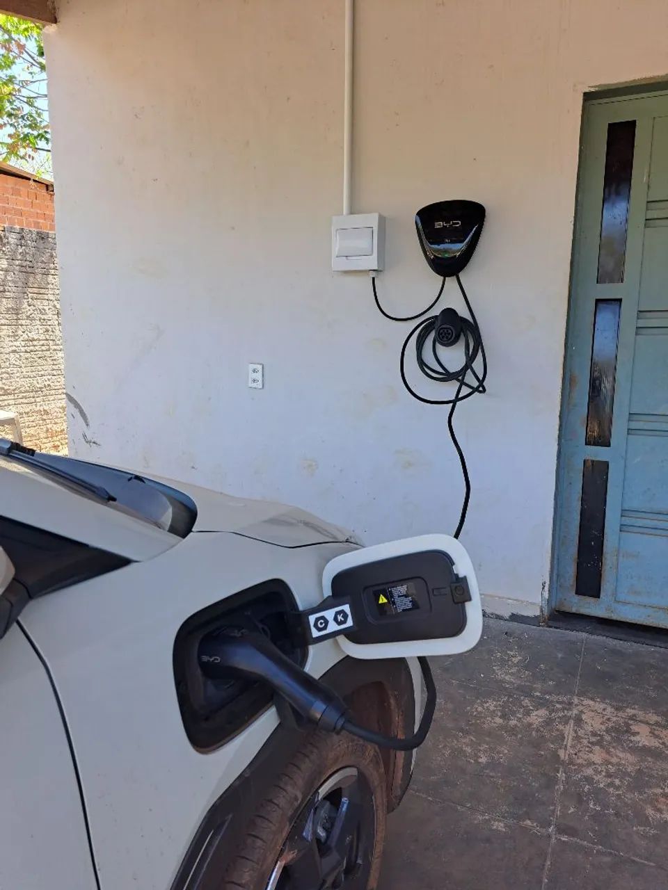 Instalação de wallbox BYD tudo conforme fabricante pede 
