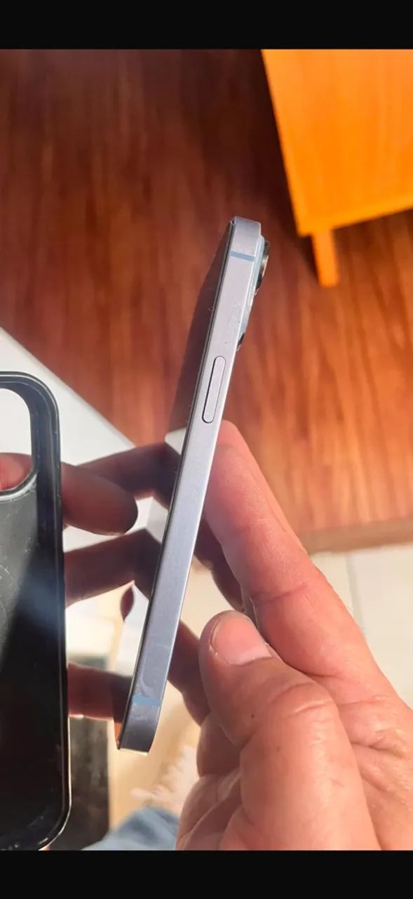 iPhone 14 azul *tela traseira Quebrada* - Foto 3